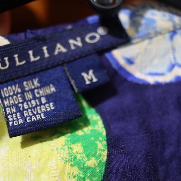 Tulliano Citrus Print Shirt Medium - Picture 11 of 11